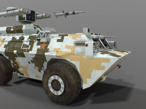 aft-9 missile Modelo 3D