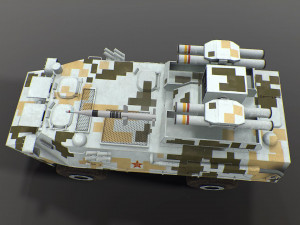 aft-9 missile Modelo 3D