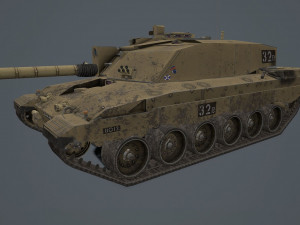 challenger 2 3D Model