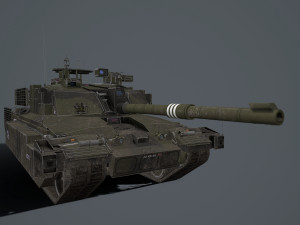 challenger 2 tes megatron 3D Model