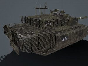 challenger 2 tes megatron Modello 3D
