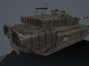 challenger 2 tes megatron 3D Model