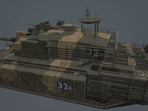 challenger 2 tes megatron Modello 3D