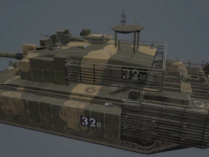 challenger 2 tes megatron 3D Model