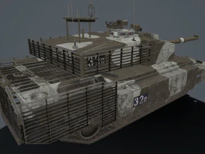 challenger 2 tes megatron 3D Model