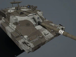 challenger 2 tes megatron 3D Model