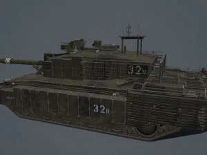 challenger 2 tes megatron 3D Model