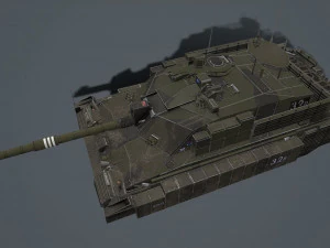 challenger 2 tes megatron 3D Model