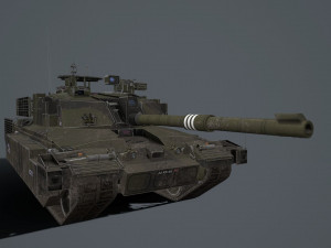 challenger 2 tes megatron Modello 3D