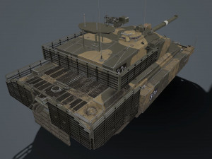 challenger 2 tes megatron Modello 3D