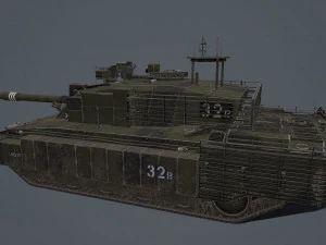 challenger 2 tes megatron 3D Model