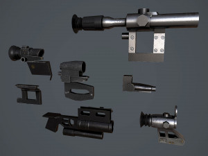 pak russian accessories 3D Model