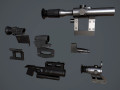 Pak Russian weapons accessories 3D Model