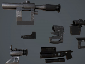 pak russian accessories Modèle 3D