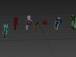 박 러시아 액세서리 3D 모델