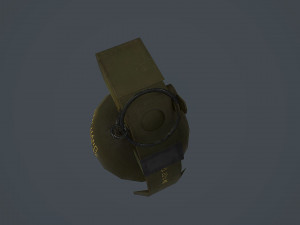 l109a1 hand grenade Model 3D