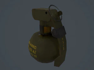 l109a1 hand grenade 3D Model