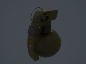 l109a1 hand grenade Modello 3D