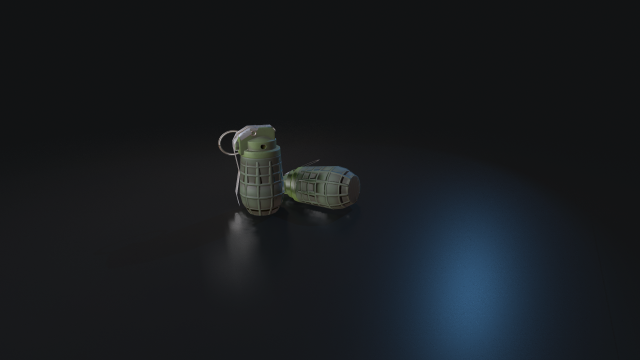 urg 86 hand grenade 3D Model .c4d .max .obj .3ds .fbx .stl .blend 