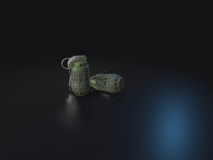 urg 86 hand grenade 3D Model