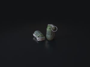 urg 86 hand grenade 3D Model