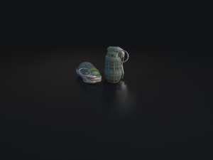 urg 86 hand grenade 3D Model