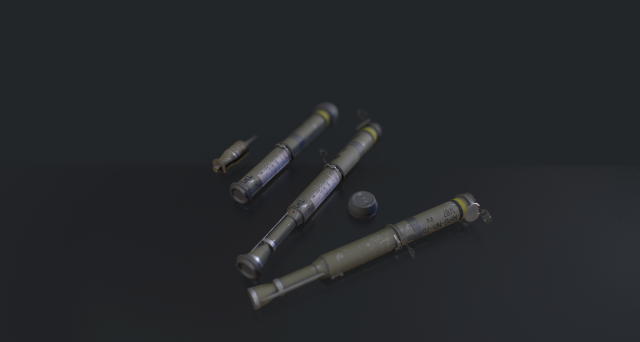 rpg-75 3D 모델 .c4d .max .obj .3ds .fbx .stl .blend 