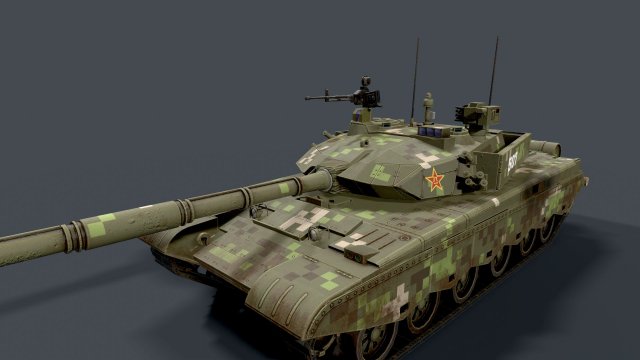 ztz - 99 phase ii 3D Модель .c4d .max .obj .3ds .fbx .stl .blend 