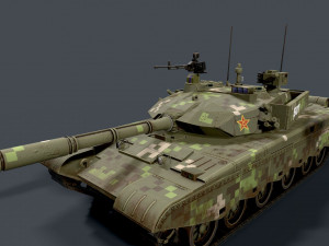 ztz - 99 phase ii Modèle 3D
