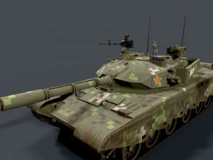 ztz - 99 フェーズ ii 3Dモデル