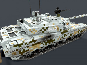 ztz - 99 phase ii 3D Модель