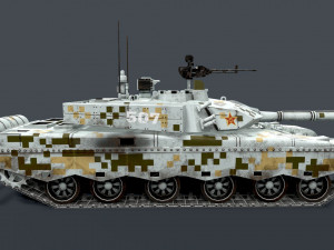 ztz - 99 phase ii 3D Модель