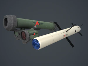 hj12 seta vermelha 12 Modelo 3D