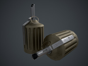 Rgz-89 hand grenade polish Model 3D