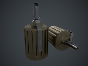 Rgz-89 hand grenade polish Model 3D