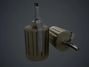 Rgz-89 hand grenade polish 3D Model