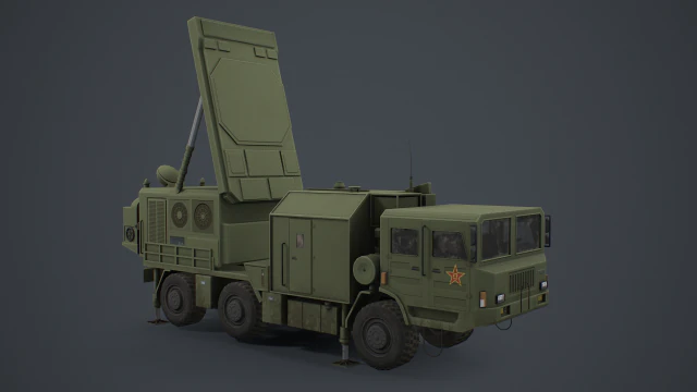 hq-16b anti air complex 3D Model .c4d .max .obj .3ds .fbx .stl .blend