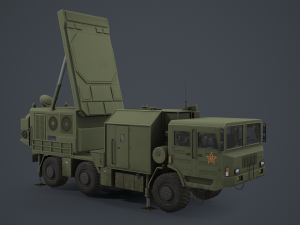 hq-16b anti air complex 3D 模型