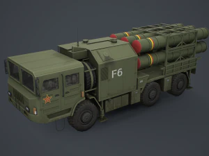 hq-16b anti air complex 3D Model