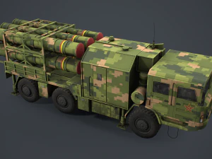 hq-16b anti air complex 3D Model