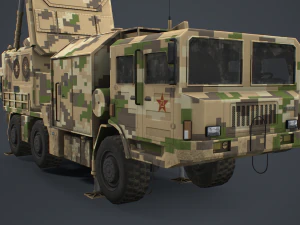 hq-16b anti air complex 3D Model