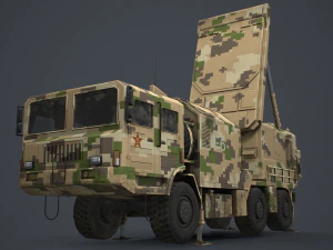 hq-16b anti air complex 3D Model