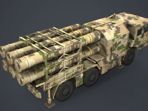 hq-16b anti air complex 3D Model