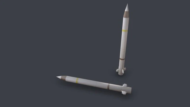 vt 1 crotale missile 3D Model .c4d .max .obj .3ds .fbx .stl .blend