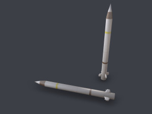 vt 1 crotale missile Modelo 3D