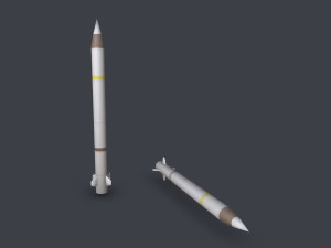 vt 1 crotale missile Modelo 3D