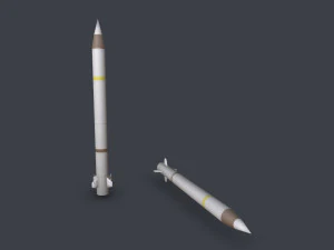 vt 1 crotale missile 3D Model