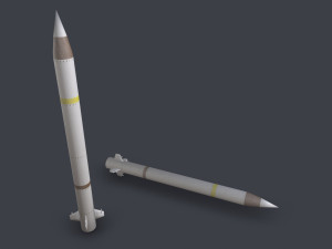 vt 1 crotale missile Modelo 3D