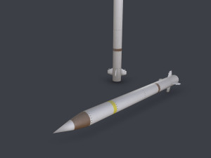 vt 1 crotale missile Modelo 3D