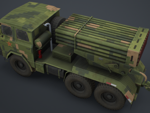 phl 81 china mrls type 81 Modèle 3D